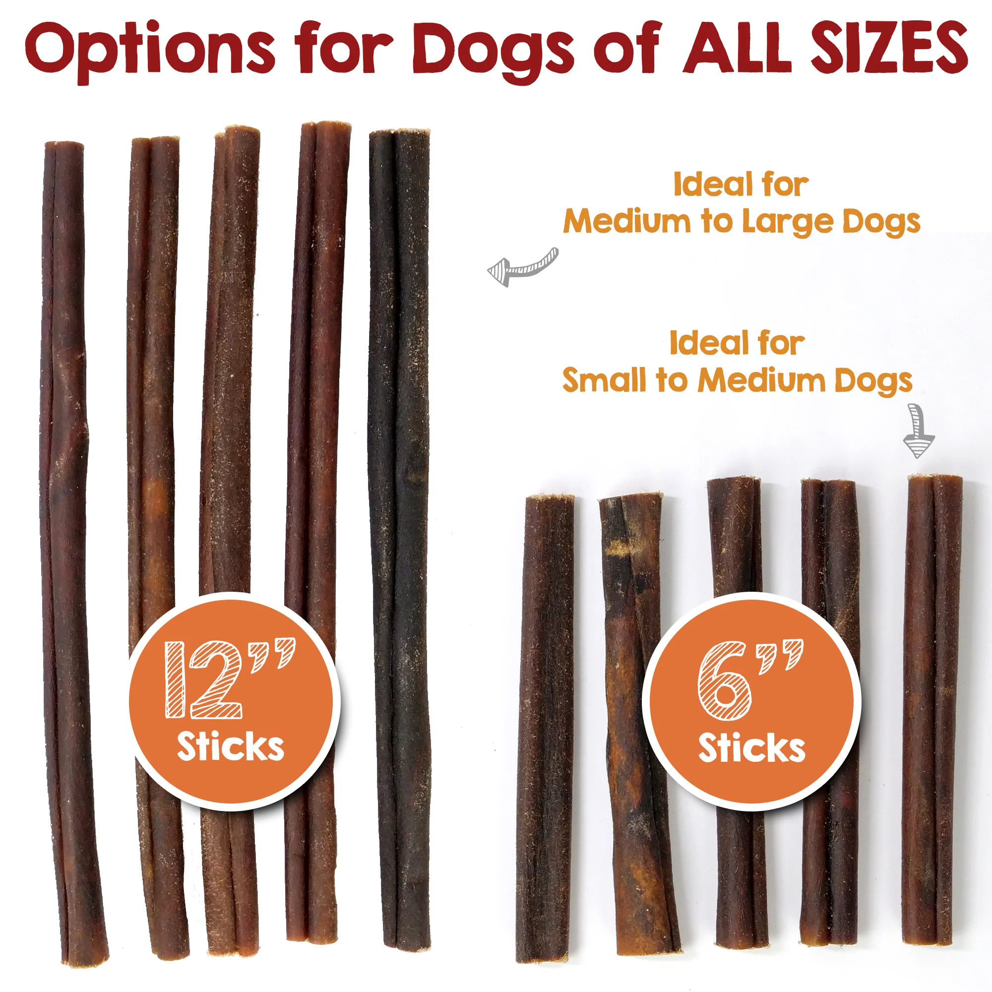 Beef Collagen 6" Sticks (10 ct) - Image 4